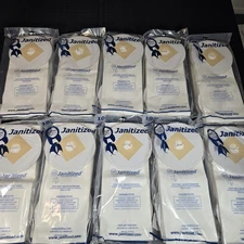 Set of 10 Janitized JAN-PTLV-2 (10) Vacuum Bags 100 Total 100291 9VBPPB06