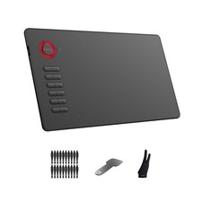 Drawing Tablet, VEIKK A15 10x6 inch Drawing Pad with 12 Shortcut Keys, 8192 L...