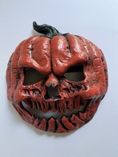 Halloween Pumpkin Face Mask Adjustable Orange...