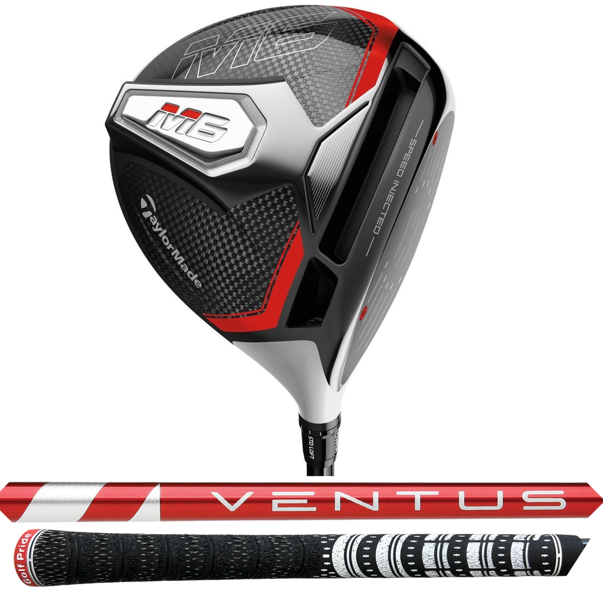 TaylorMade M6 9* Driver, Fujikura Ventus Red 7S Stiff Flex Shaft