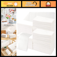 200 Linen-Feel Disposable Guest Towels - Soft, Absorbent Cloth-Like Napkins 12"x