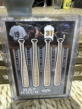 GAME USED BATS!! **RARE 2/2-  4 Relics Tony Gwynn, Ozzie Smith, Winfield, Garvey