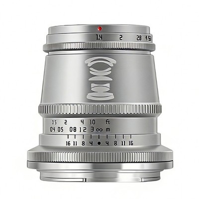 TTArtisans 17mm F1.4 APS-C Wide Angle Lens Nikon z30 z50 zfc z6 z7 z8 silver