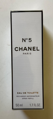 Chanel No. 5 Eau De Toilette Spray Refill.  1.7 FL.OZ.  50ml. Sealed.