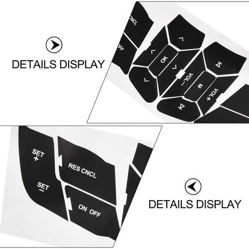 High Grade Vinyl Button Repair Stickers for FORD For MUSTANG 2015 2018 - Foto 5 di 13