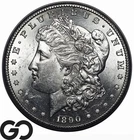 1890-S Morgan Silver Dollar Coin, Lustrous Choice BU++ Semi-Better Date