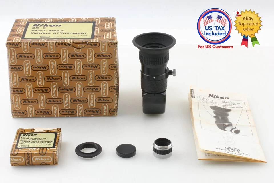 [MINT] Nikon DR-3 Right Angle Finder For F3 F2 FA FE-2 FE FM2 Camera From JAPAN - Image 2 of 4