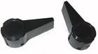 Large Black Wide Pointer Knob (2-Pieces)