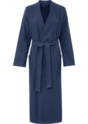 New Women's Sweatware Bathrobe Size 40/42 Dark Blue Coat Morning Coat - Picture 1 of 1
