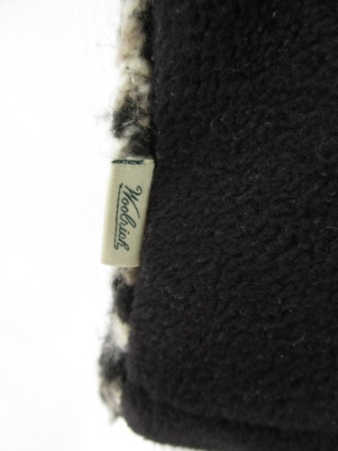 Woolrich Vest Women Medium Brown Black Tweed Fleece Jacket Aztec Southwestern - Picture 7 of 9