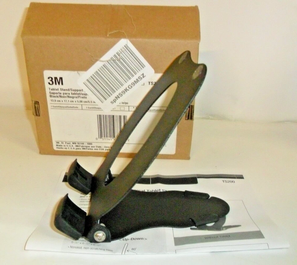  3M Portable Adjust Tablet Stand, E reader  IPad Cell Phone  Smartphones Metal   - Image 2 of 3