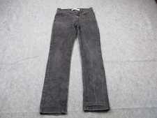 Levis Jeans Boys 14 Slim Fit 27x27 Straight Leg Black Denim Youth 511