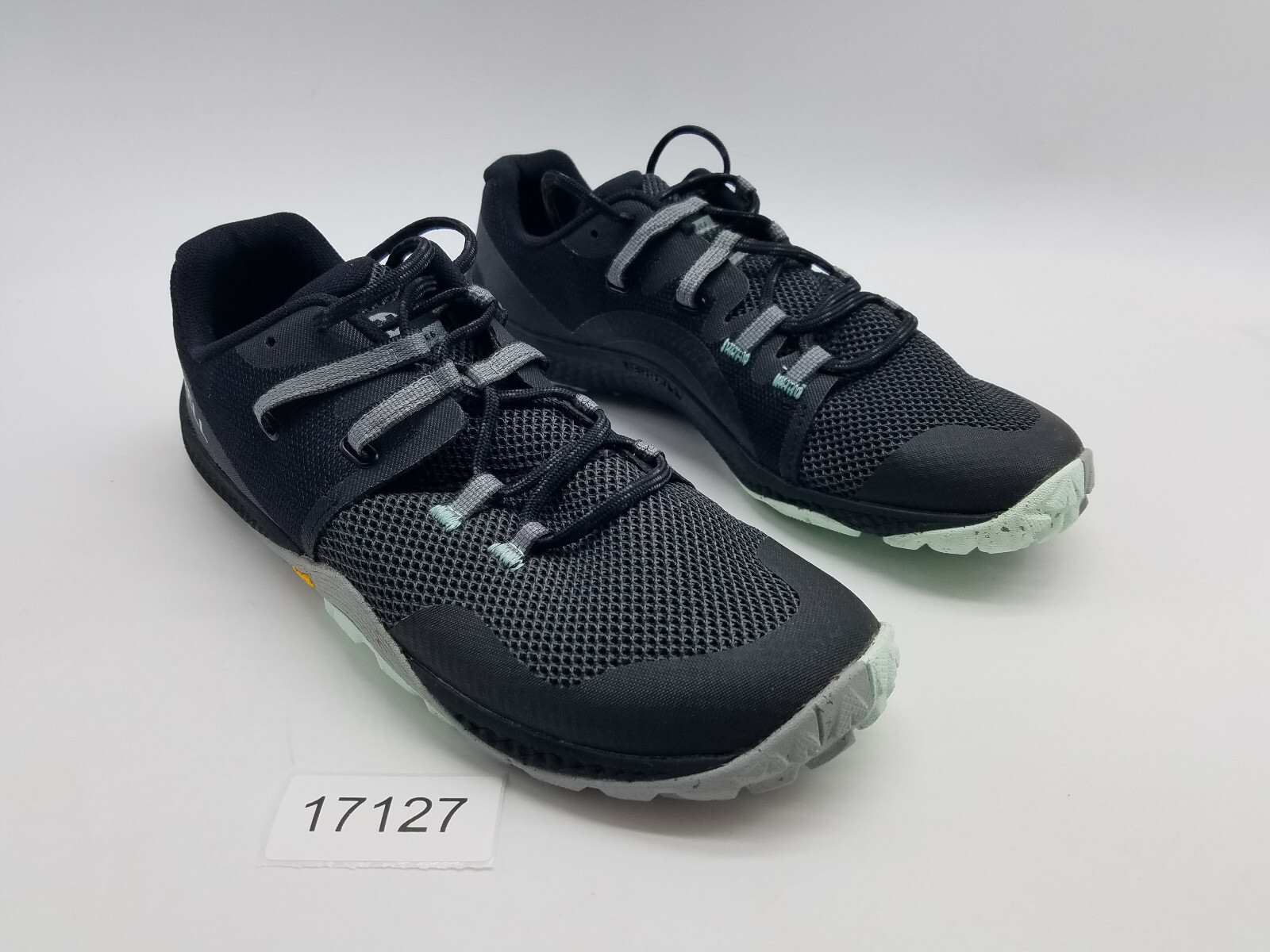 Merrell Trail Glove 6 scarpe da corsa donna taglia 9 5 piedi nudi nere *Indossate una volta