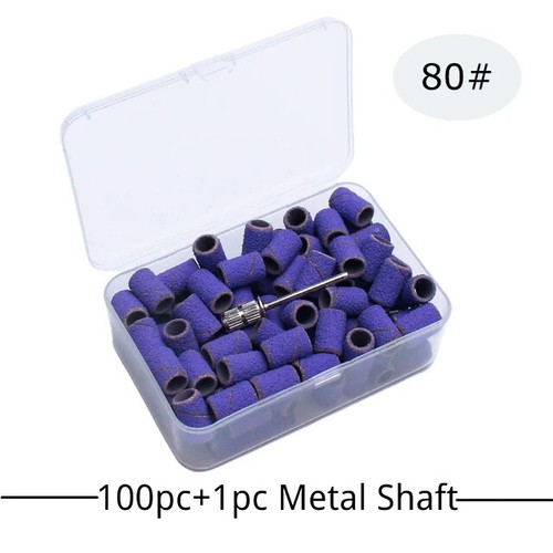 80/120/180# Nail Sanding Bands Electric Nail Machine Drill Bits UV Gel Acrylic - Picture 54 of 84