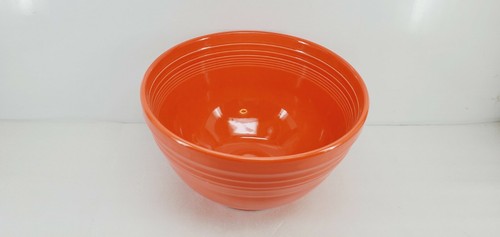 4 qt POPPY ORANGE medium baking mixing BOWL new FIESTA - Picture 2 of 3