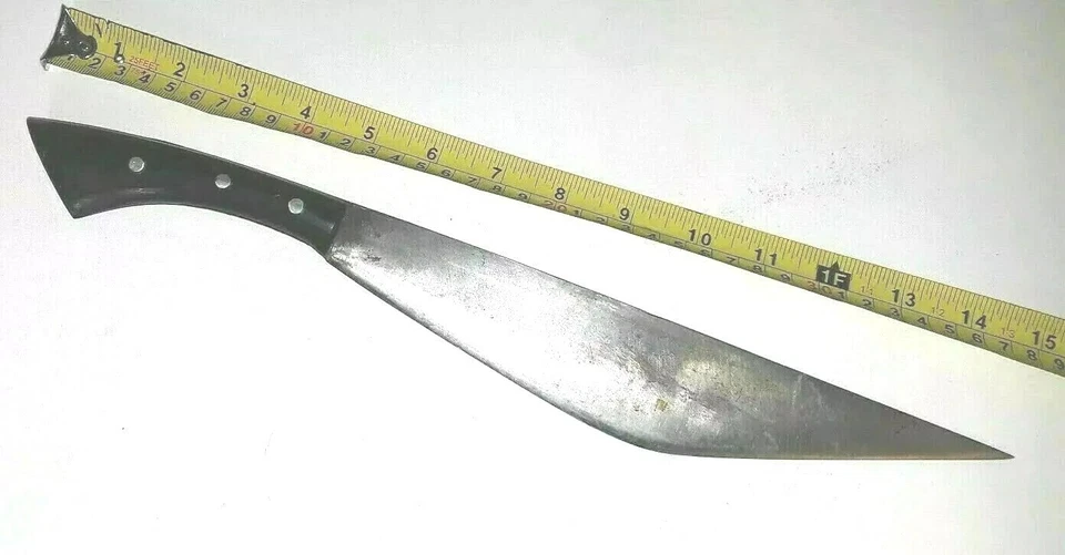 Cuchillo antiguo daga filipina espada filipina vaina original kali Foto 2 de 4