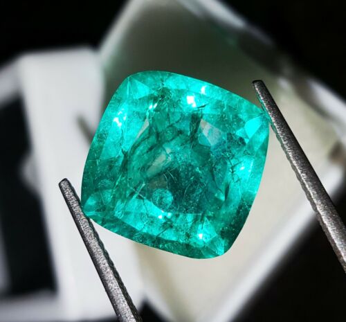 Natural Colombian Green Emerald 7.47 Ct Loose Gemstone Certified Transparent Gem - Picture 1 of 10
