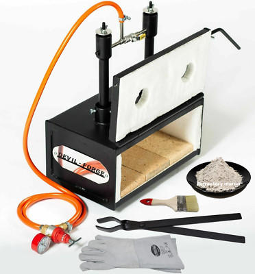 DFHS2+1D/5.2'' GAS PROPANE FORGE Furnace Burner Blacksmith For Horseshoe Makers