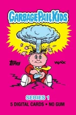 2020 Garbage Pail Kids Digital WAX Series 1  Standard Pack 5 Digital Cards OS1