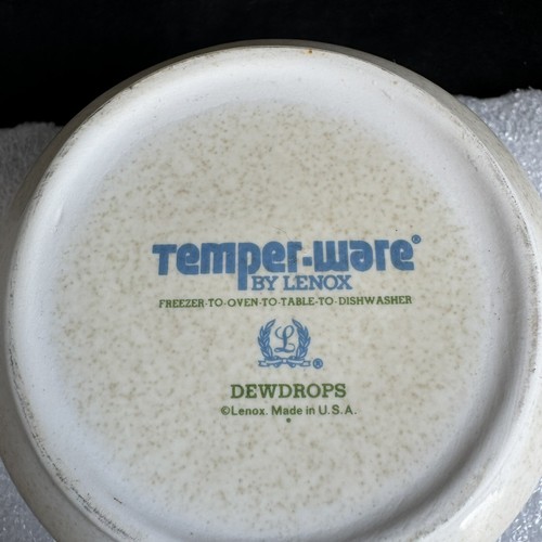 Creamer margherita floreale blu Lenox tempra congelatore a goccia di rugiada per forno 10 oz USA - Foto 18 di 21