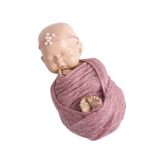 Nouveau-né bébé modèle photographie accessoire enfants enseignement exercice entraînement pose poupée - Photo 10/12