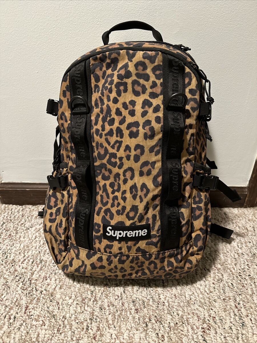 Supreme Leopard Backpack FW20 Cordura | eBay Supreme Leopard Backpack FW20 Cordura | eBay
