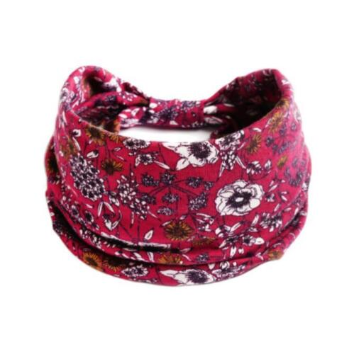 Bandanna breites Sport Yoga Stirnband Stretch Haarband elastisches Haarband Turban - Bild 8 von 20