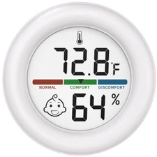 Hygrometer Indoor Thermometer - Mini Digital Indoor Hygrometer Accurate Tempe...