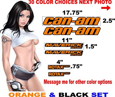 CAN AM MAVERICK SPORT  ROTAX CANAM DECAL DECALS REPLACEMENT