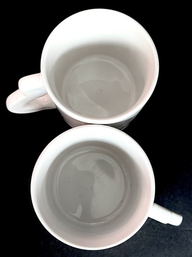 VINTAGE TWO😸CAT 😻COFFEE MUGS~TABBY&TUXEDO CAT W TAIL HANDLES EUC! - Picture 5 of 8