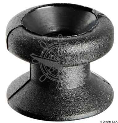 Nylon Plane Schnürknopf schwarz 37.256.10NE von Osculati