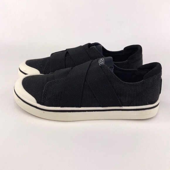 Scarpe slip on Keen Elsa IV Gore da donna taglia 7 EUR 37 5 sneakers nere in tela