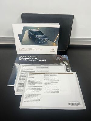 SEAT CUPRA FORMENTOR OWNERS PACK / HANDBOOK / MANUAL + WALLET 2020-2023 (2021)!