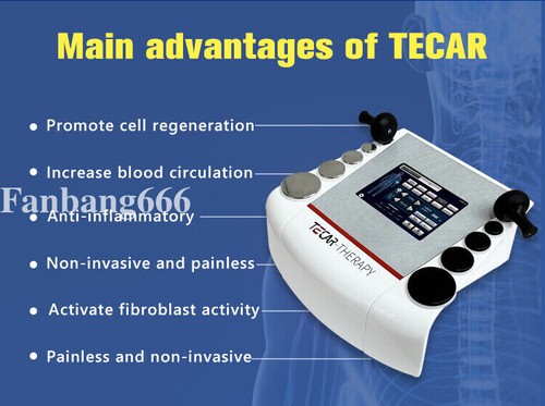 Máquina de Terapia Tecar Fisioterapia CET RET 448khz Deportes Lesiones Alivio del Dolor - Imagen 12 de 24