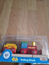 wooden train set