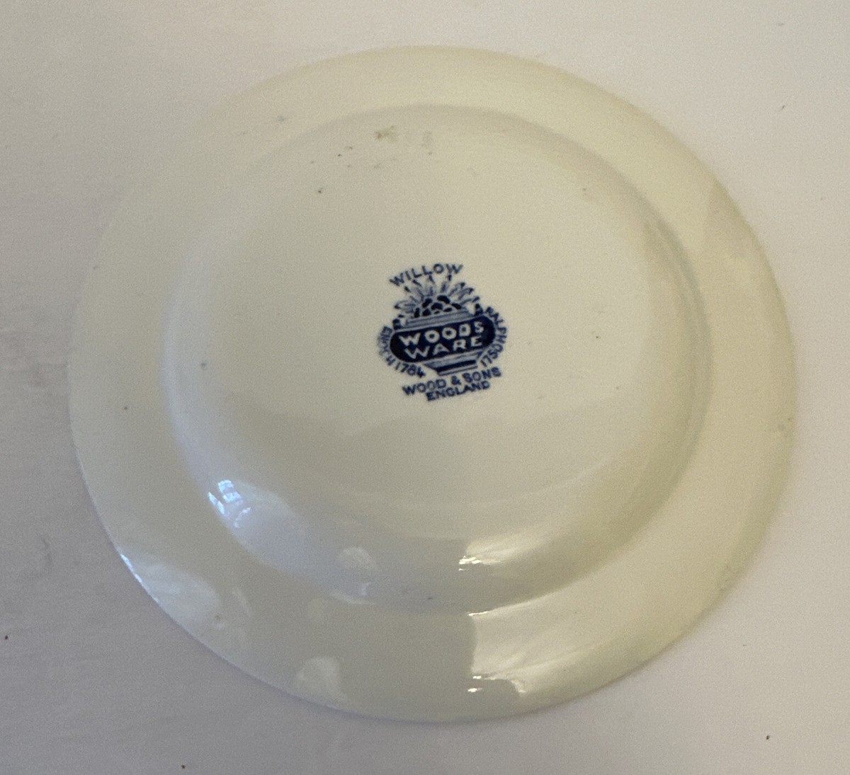 1920's BLUE Willow Woods Ware, Wood & Sons ENGLAND, 6