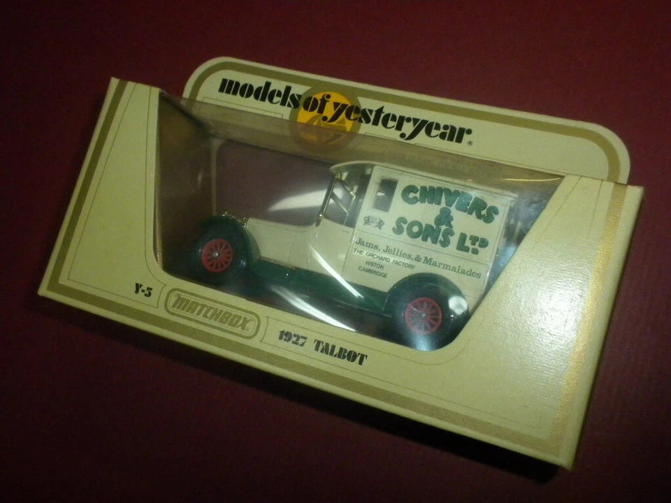 1927 TALBOT/CHIVERS MATCHBOX CAR Y-5 Models of Yesteryear 1978 mib ENGLAND - Image 4 of 4