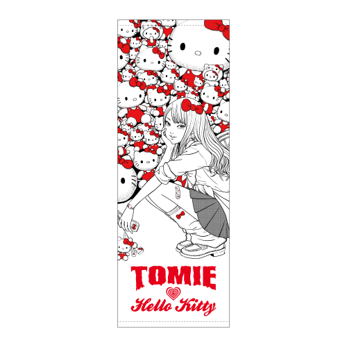 Junji Ito x Sanrio Characters Gal Tomie & Hello Kitty Large