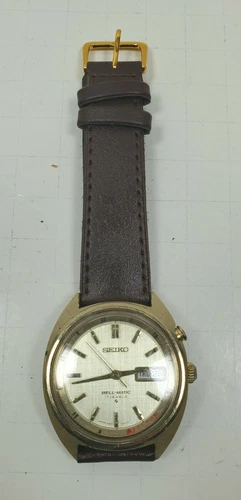 Seiko Bellmatic Alarm Automatic Vintage 4006-6011 Gold