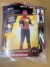 NEW Marvel Spiderman No Way Home Reflective Child Costume Boys Size MEDIUM 8