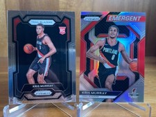Kris Murray 2023-24 Prizm Emergent Silver Prizm #11 Silver +Base Rookie #142