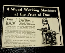 1913 Tannewitz Works Industrial Machine Advertising - Grand Rapids - Michigan