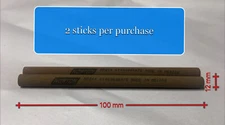 2 NORTON 100mm Long x 12mm Diameter India Round File Abrasive Dress Stick MF214