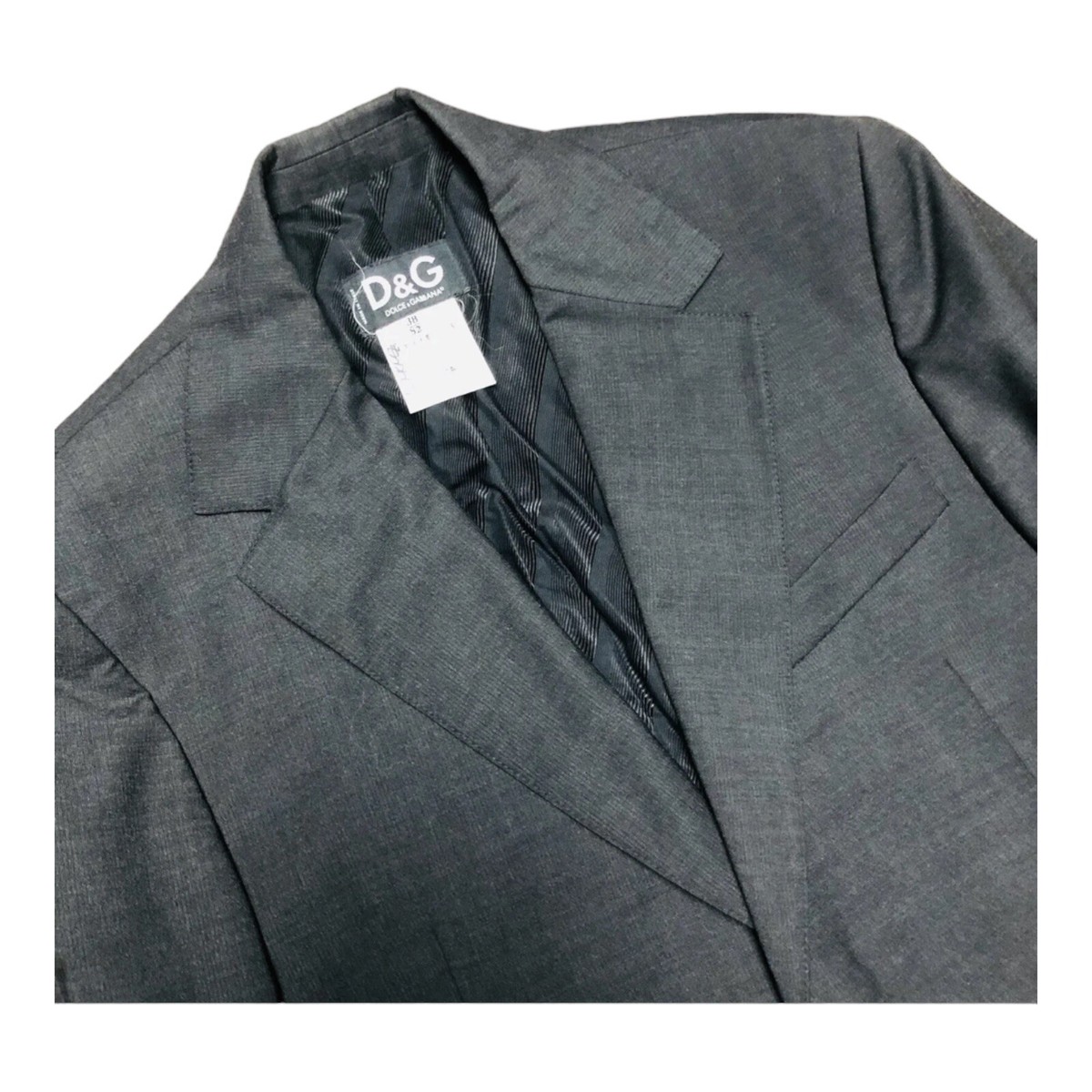 Dolce Gabbana D&G Charcoal Ittierre Spa 2 Btn Double Vent Sport