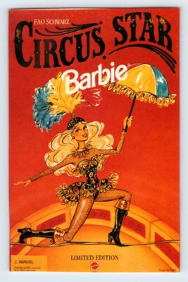 CIRCUS STAR BARBIE DOLL 3''X5'' Book Clipping Scrapbooking M705