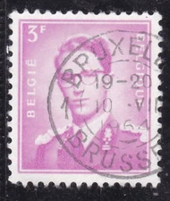Belgium 1958 King Baudouin 3f Fine Used SG 1457 Bruxelles Cancel VGC
