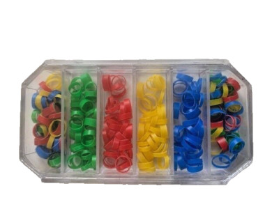 SUPRA 6 x ABSCHNITTSBOX / GROSSPACKUNG GRÖSSER SCHWIMMER PVC GUMMIS / HÜLSEN