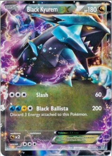 Pokémon TCG - Black Kyurem EX - 95/135 - Ultra Rare - Plasma Storm [Near Mint] - Picture 1 of 2