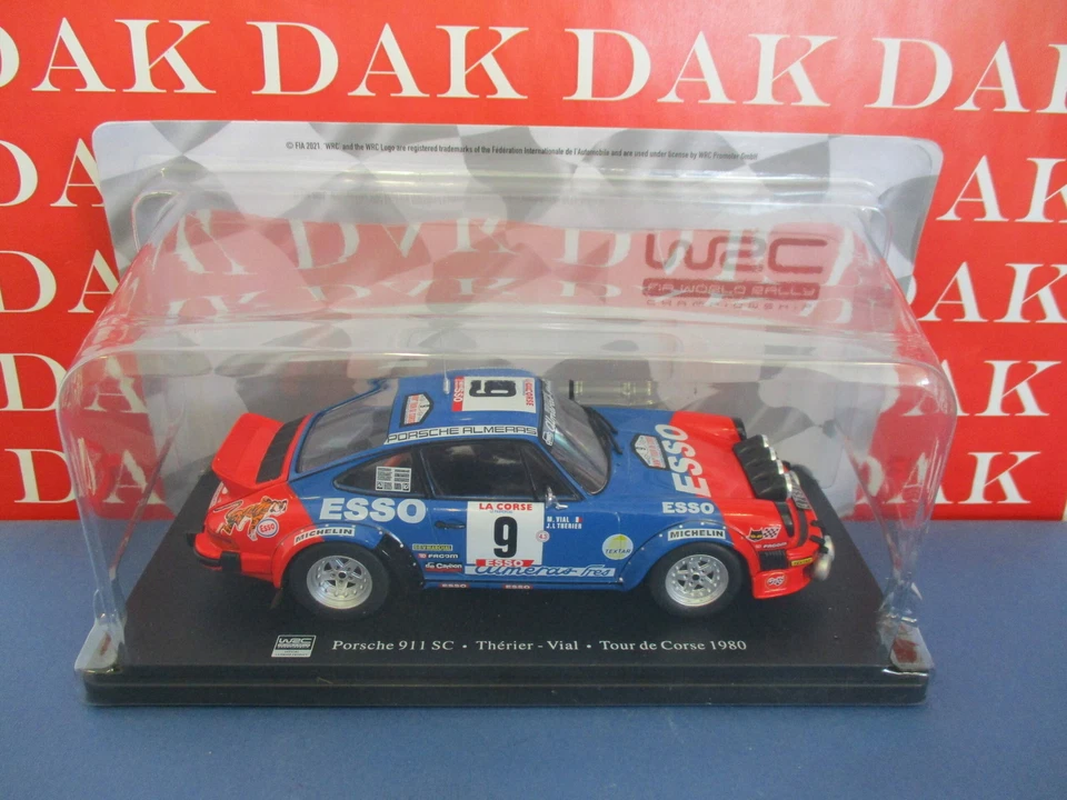 Die cast 1/24 Modellino Auto Porsche 911 SC Rally Tour de Corse 1980 JL. Therier - Immagine 4 di 4