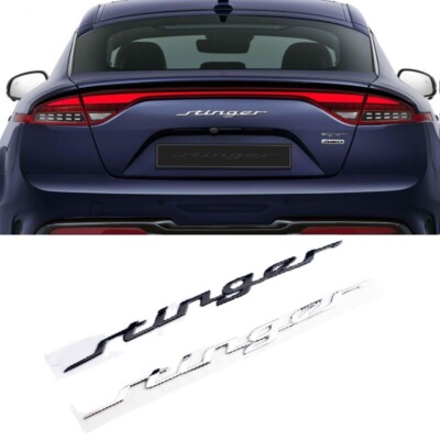For KIA Stinger 1PCS 35cm Rear LOGO Plastic ABS Badge Emblems Ornaments GT